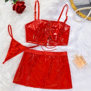 Women'S Sexy Tie Dye Lingerie Set, Polyester 95% Elastane 5% Spaghetti Strap Cross Strap, High Stretch Knit Fabric, All Season Wear, 140 gsm