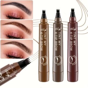 TINT MY BROW Eyebrow Pencil, Long-Wearing, Waterproof, Smudge-Proof, Easy-to-Use, Colorful Formula for All Skin Types