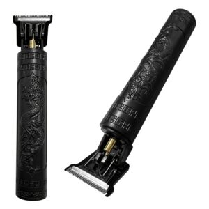 Retro Carved Electric Hair Clipper, Body Hair Trimmer, Compact And Portable Design, Shaver with USB Charging Cable, Suitable for Travel.