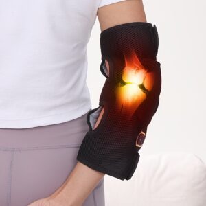 Heated Elbow Massager USB Power Elbow Pad Portable Protector Joint Massage for Relaxation Warmth Unisex Father's Day Gift