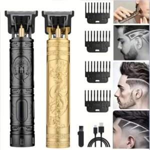 Professional Hair Clipper Electric Trimmer USB Rechargeable Shaver Barber Machine 0mm Unisex Grooming Tool
