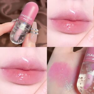 Hydrating Berry-Shade Lip Balm - Nourishing & Moisturizing, Anti-Dryness, Perfect for Daily Wear & Valentine's Gift, Color-fixing, Lip Oil