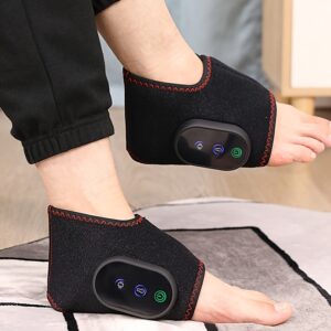 Ankle heating massager, 3 vibration modes, 3 heating modes, USB charging (one pair)