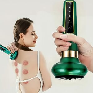 Intelligent negative pressure cupping and scraping device, Handheld fat mass massager, rechargeable and cordless, versatile anti fat mass massager, suitable for massaging the abdomen, thighs, buttocks, and neck at home