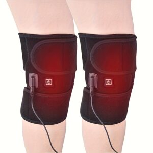 1pc Heated Knee Wrap with Electric Massage for Men And Women - Relaxing Leg Care And Warmth