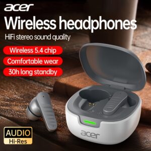 Acer OHR503 Mini Sport Wireless Earbuds | Wireless Stereo, Long 30h Standby, Noise-Canceling, Comfortable Wear | Universal Fit, Latest Model, Touch Control