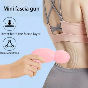 Mini Fascia Gun, Relaxes Muscles for Office Workers and Students Who Sit for Long Hours, Helps Relax Body, Exquisite Compact Design, Easy to Carry