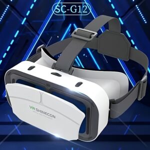 3D Movie VR Glasses, Integrated Game Console Immersion Virtual Reality Glasses, Game Accessories, Gaming Gift for Winter