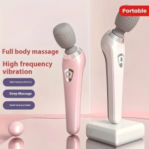 Ultra-Compact Portable Electric Massage Stick - USB Rechargeable, High-Speed Motor And High-Frequency Vibration, Ideal for Full Body Relaxation - Suitable for Neck, Back, Legs And Waist