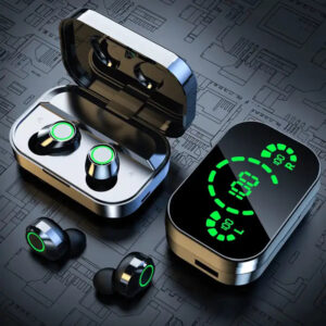 ANKRIYUL Wireless Earbuds Stereo Headset Sport Headphones in Ear Earphones with Charging Case