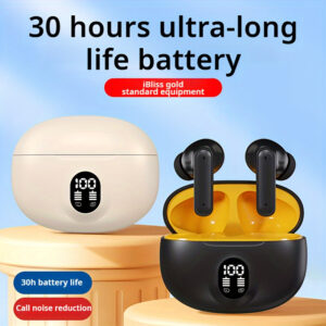 51.43 meter-Ear True Wireless Earbuds with 150mAh Long-Lasting Battery, High-Fidelity Stereo Sound, Noise Cancellation, Wireless Connectivity, Volume Control, USB Charging, Dual Mic, Gaming- Anime Theme