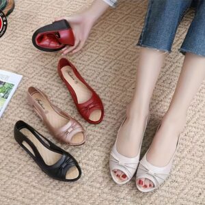 New Stylish And Comfortable Wedge Sandals for Moms, Perfect for Casual Outfits, Featuring a Slip-On Design, EVA Upper And Inner, Rubber Sole, All-Season Wear, Casual Footwear|Elegant Sandals|Eva Sandal