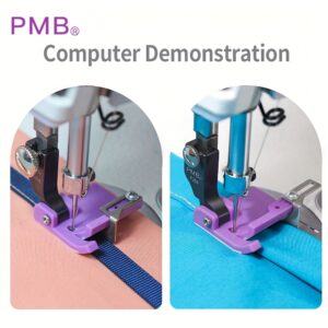 SHUYUSEWING Heavy-Duty Adjustable Presser Foot - Thickened & Wear-Resistant Sewing Foot with Double-Layer Base Plate, Compatible with Lockstitch Machines, for Hemming, Folding, Edge Guard Positioning - Ideal for Sewing, Quilting, Garment Construction - Professional Sewing Machine Accessory, Quilting Tool, Sturdy Construction, Reinforced Base, Home Sewers, Sewing Machine Feet, Sewing Machine Accessories